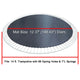 TheLAShop 14' Round Trampoline Mat Replacement, 88 V-Rings Image