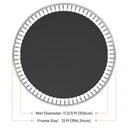 TheLAShop 13' Trampoline Mat Replacement Round, 72 V-Rings Image