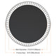 TheLAShop 13' Trampoline Mat Replacement Round, 72 V-Rings Image