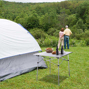 TheLAShop Aluminum Folding Camping Table Picnic Table 27x27.5in Image