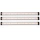 TheLAShop LED Under Cabinet Light Fixtures Bar Kit 3-Pack 11.5", Warm White Image