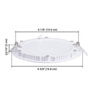 TheLAShop 12W Canless Recessed Light 6in 960lm LED Ceiling Light Image