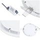TheLAShop 12W Canless Recessed Light 6in 960lm LED Ceiling Light Image