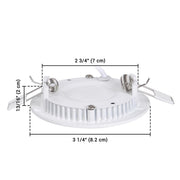 TheLAShop 3W Canless Recessed Light 2.7in 240lm LED Ceiling Light Image