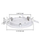 TheLAShop 3W Canless Recessed Light 2.7in 240lm LED Ceiling Light Image
