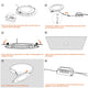 TheLAShop 18W Canless Recessed Light 9in 960lm LED Ceiling Light Image