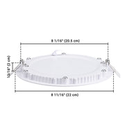 TheLAShop 18W Canless Recessed Light 9in 960lm LED Ceiling Light Image