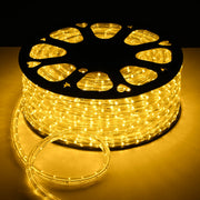 TheLAShop Plug-in Integrated LED Rope Light 3000K, 120V, 1/2"(13mm), 150ft Image