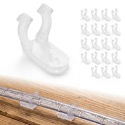 TheLAShop 1/2" Outdoor Christmas Light Wall Mounting Clips 50pcs Image