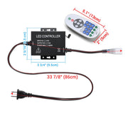 TheLAShop LED Neon Light Controller & RF Remote 110V Warm White(2700K) Image