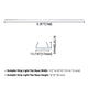 TheLAShop 3ft Clear Plastic U-Channels (9/16") Mounting 5ct/pk Image