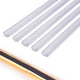 TheLAShop 3ft Clear Plastic U-Channels (9/16") Mounting 5ct. (2700K Neon) Image