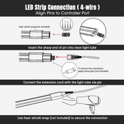 TheLAShop 10ft RGBW Neon Rope Light Replacement Color Changing 4-Wire Image