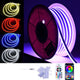 TheLAShop 120V Hardwire RGBW LED Neon Rope Light App & RF Remote 100ft Image
