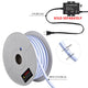 TheLAShop 120V Hardwire RGBW LED Neon Rope Light App & RF Remote 100ft Image