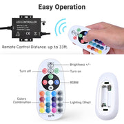 TheLAShop 150ft RGB Waterproof Neon Light App & RF Remote Color Changing (Preorder)