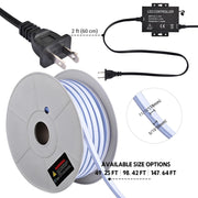 TheLAShop RGB Neon Strip Light App & RF Remote Color Changing 4-Wire Image