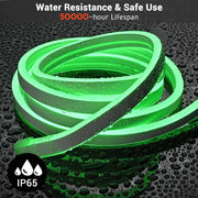 TheLAShop (2x)50ft Flexible Waterproof Neon Rope Light 16-Color Changing