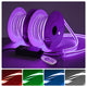 TheLAShop 120V IP65 Neon Rope Light App & RF Remote Color Changing 4-Wire RGBW, 300ft Kit Image