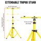 TheLAShop Adjustable Flood Light Fixture Tripod Stand with T Bar Image