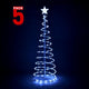 TheLAShop 5ft LED Spiral Christmas Tree USB Powered