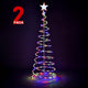 TheLAShop 5ft LED Spiral Christmas Tree USB Powered
