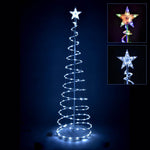 TheLAShop 6ft LED Lighted Spiral Christmas Tree Battery Operated