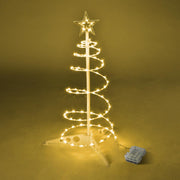 TheLAShop Small Pre-lit Spiral Christmas Tree 2ft Battery Operated, Warm White Image