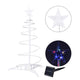 TheLAShop 2ft Lighted Spiral Christmas Tree Solar Operated