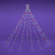 TheLAShop Christmas Tree Light with Pole & Star 9 Strings