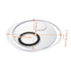 TheLAShop 30" 70W LED Flush Circle Ceiling Light with Remote