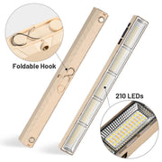 TheLAShop 33" x 79" Retractable Roll Up Banner Stand with LED Light Image