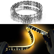 TheLAShop 328ft Dual-Axis Bendable SS Mounting Channel for 6x12mm 2700K Neon Image