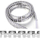 TheLAShop 328ft Dual-Axis Bendable SS Mounting Channel for 8x11mm RGBW Neon Image