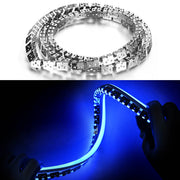 TheLAShop 328ft Dual-Axis Bendable SS Mounting Channel for 8x11mm RGBW Neon Image