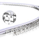 TheLAShop 328ft Dual-Axis Bendable SS Mounting Channel for 8x11mm RGBW Neon Image