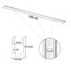 TheLAShop Aluminum Channel for LED Lights - 8x12mm Inner Groove, 39in 5ct. Image