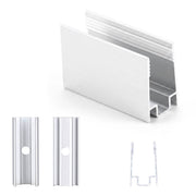 TheLAShop Aluminum Channel for LED Lights - 8x12mm Inner Groove Image