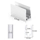 TheLAShop Aluminum Channel for LED Lights - 8x12mm Inner Groove, 1in 20ct. Image