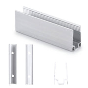 TheLAShop Aluminum Channel for LED Lights - 8x12mm Inner Groove Image