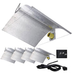 TheLAShop Set(5) 27"x18" XL Adjustable Wing Grow Lights Reflector Hoods Image