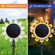 TheLAShop 6x Solar Light Outdoor Color Changing Landscape Path Light Image