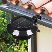 TheLAShop Solar Powered Door Gutter Safety LED Lighting w/ Bracket, Black Image