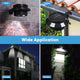 TheLAShop Solar Gutter Light Dusk to Dawn Flood Lights 6ct/Pack Image