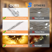 TheLAShop Curtain String Lights Chasing 8-mode Light Changing Image