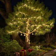 TheLAShop 200ft Outdoor String Light for Porch, Tree Trunk Wrap 4x50ft 110V Image