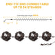 TheLAShop 200ft Outdoor String Light for Porch, Tree Trunk Wrap 4x50ft 110V Image