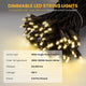 TheLAShop 200ft Outdoor String Light for Porch, Tree Trunk Wrap 4x50ft 110V Image