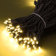TheLAShop 200ft Outdoor String Light Porch Christmas Tree Lights 4x50ft 110V, Brown Wire Image