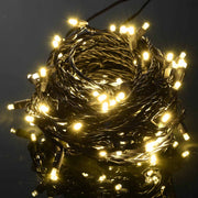 TheLAShop 200ft Outdoor String Light for Porch, Tree Trunk Wrap 4x50ft 110V, Brown Wire Image